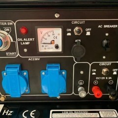 Agregat prądotwórczy  generator prądu 5 kW VÖGLER 1 Phase+ ATS Pluge