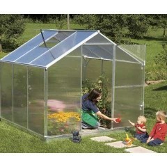 Szklarnia aluminiowa do ogrodu, Alu3, certyfikat TÜV.