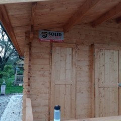 Domek letniskowy z gankiem Adela domek na działkę domek drewniany