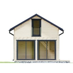 Nowoczesny Domek letniskowy domek na zgłoszenie 35m2 domek drewniany