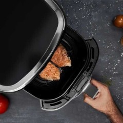 Frytkownica beztłuszczowa BD-652 czarno-srebrna/ tylko wysyłka