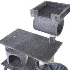 Drapak dla kota z hamakiem SZARY