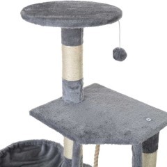 Drapak dla kota 5 poziomów SZARY