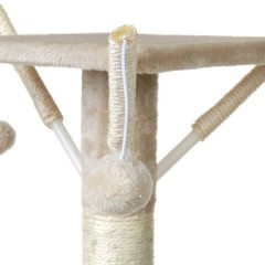 Drapak dla kota XL z zabawkami BEŻOWY / Tylko wysyłka