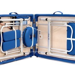 TYTUŁ: Stół, łóżko do masażu 2-segmentowe aluminiowe XXL