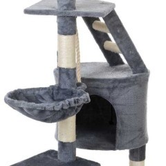 Drapak dla kota 5 poziomów SZARY