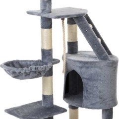 Drapak dla kota 5 poziomów SZARY