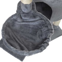 Drapak dla kota 5 poziomów SZARY