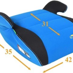 Samochodowy fotelik dziecięcy Pico siedzisko 125-150cm - niebieski