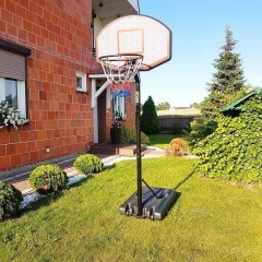 Kosz do Koszykówki Mobilny Regulowany Stojak 190-250 cm