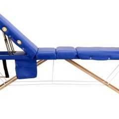 Stół, łóżko do masażu 4-segmentowe drewniane