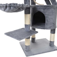 Drapak dla kota 5 poziomów SZARY