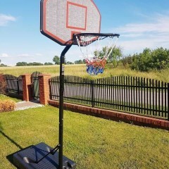 Kosz do Koszykówki Mobilny Regulowany Stojak 190-250 cm