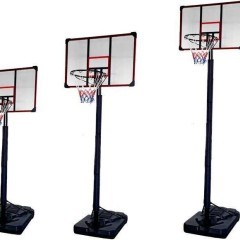 Kosz do Koszykówki Mobilny Regulowany Stojak 200-305cm