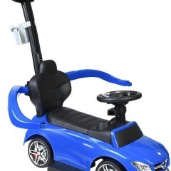 Jeździk, pchacz dla dzieci - 3w1, MERCEDES C63 NIEBIESKI