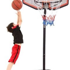 Kosz do Koszykówki Mobilny Regulowany Stojak 190-250 cm