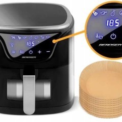 Frytkownica beztłuszczowa BD-652 czarno-srebrna/ tylko wysyłka