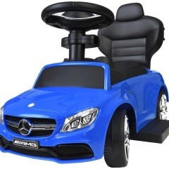 Jeździk, pchacz dla dzieci - 3w1, MERCEDES C63 NIEBIESKI