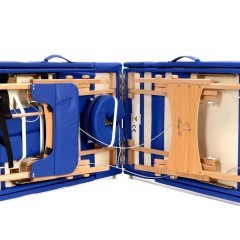 Stół, łóżko do masażu 4-segmentowe drewniane