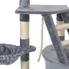 Drapak dla kota 5 poziomów SZARY