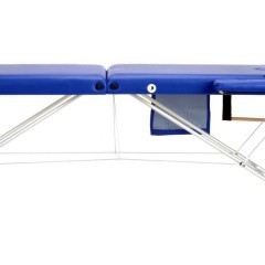 Stół, łóżko do masażu 2-segmentowe aluminiowe