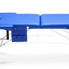 Stół, łóżko do masażu 2-segmentowe aluminiowe XXL