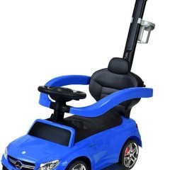 Jeździk, pchacz dla dzieci - 3w1, MERCEDES C63 NIEBIESKI