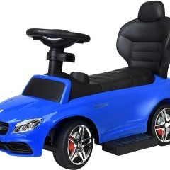 Jeździk, pchacz dla dzieci - 3w1, MERCEDES C63 NIEBIESKI