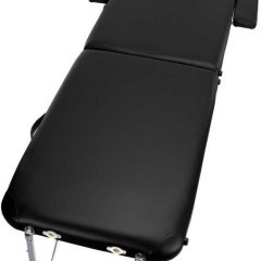 Stół, łóżko do masażu 2-segmentowe aluminiowe XXL