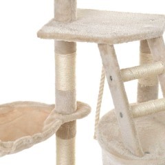 Drapak dla kota 5 poziomów BEŻOWY