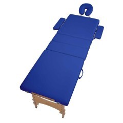 Stół, łóżko do masażu 4-segmentowe drewniane