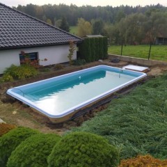 Montaż/budowa basenu, basen ogrodowy wkopywany Montaż Śląsk i okolice