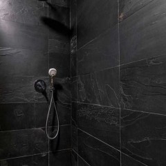 Płytki Kamienne Elewacyjne Łupek Black Slate 60x30x1 cm / Elewacja