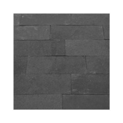 Płytka Kamień elewacyjny Chittor Black 30x10x1-1,3 cm Elewacja Ściana