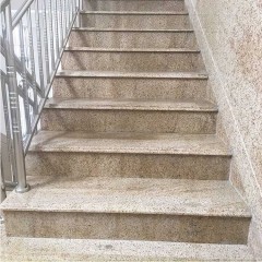 Stopień granitowy G682 Yellow Pink płomieniowany 150x33x2 cm