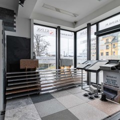 Stopień + Podstopień Granitowy Szary  150x33x2 Płomieniowany