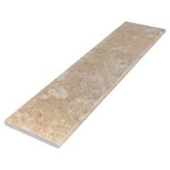 Stopień + Podstopień Trawertyn bullnose CLASSIC 135x33x3 cm