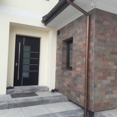 Płytki kwarcyt Copper naturalny 30x10 cm Kamień Elewacyjny Ściana