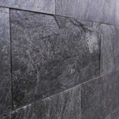 Płytki Łupek Silver Grey naturalny 30x60x1 cm Kamień elewacyjny