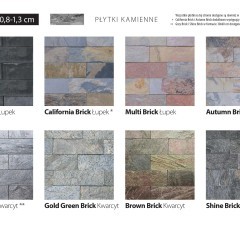 Kamień elewacyjny 30x10 Łupek Kwarcyt  Silver Grey PROMOCJA