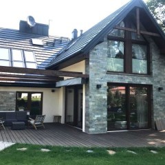 Płytka Łupek Silver Shine naturalny 10x30x0,8-1,3 cm Ściana Elewacja