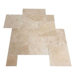 Płytki Trawertyn Light Premium bębnowany komplet 0,742 m2