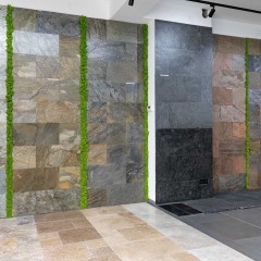 Płytki Kamień elewacyjny 30x10 Łupek Kwarcyt Silver Grey