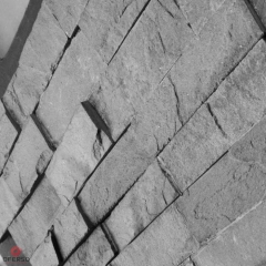 Panel ścienny Łupek Black 10x36"Z" Kamień Naturalny ,elewacja , ściana