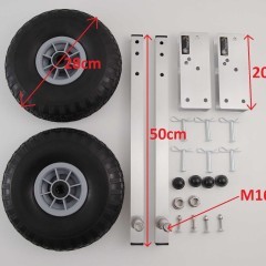 Koła Do Pontonu Kolibri Bark Transportowe Slipowe BEZDĘTKOWE 28cm