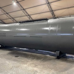 Zbiornik stalowy 60 000 litrów na nogach 60 m3