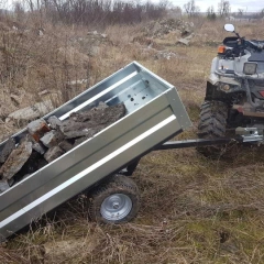 Przyczepka ogrodowa do Quada, ATV, Traktorka, 120x80x30, 400kg - OLA
