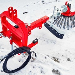 Odchwaszczarka Rotacyjna do ciągnika Hydrauliczna Szczotka do Chwastów