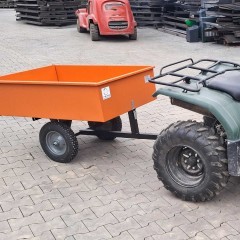 Przyczepka ogrodowa do Quada, Traktorka, 120x80x30, RAL2004 - OSKAR