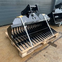 Łyżka skarpowa hydrauliczna ażurowa, grabie 120cm 2,6-3,5t